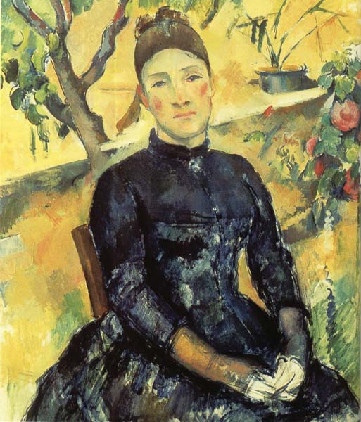 Paul Cezanne Madame Cezanne dans la serre